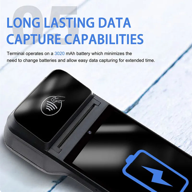 Z92 Android 13 Handheld Terminal POS Printer Portable 58mm Thermal Receipt Printer 4G Bluetooth NFC Ticket Bill POS PDA Ai-TechWorld 