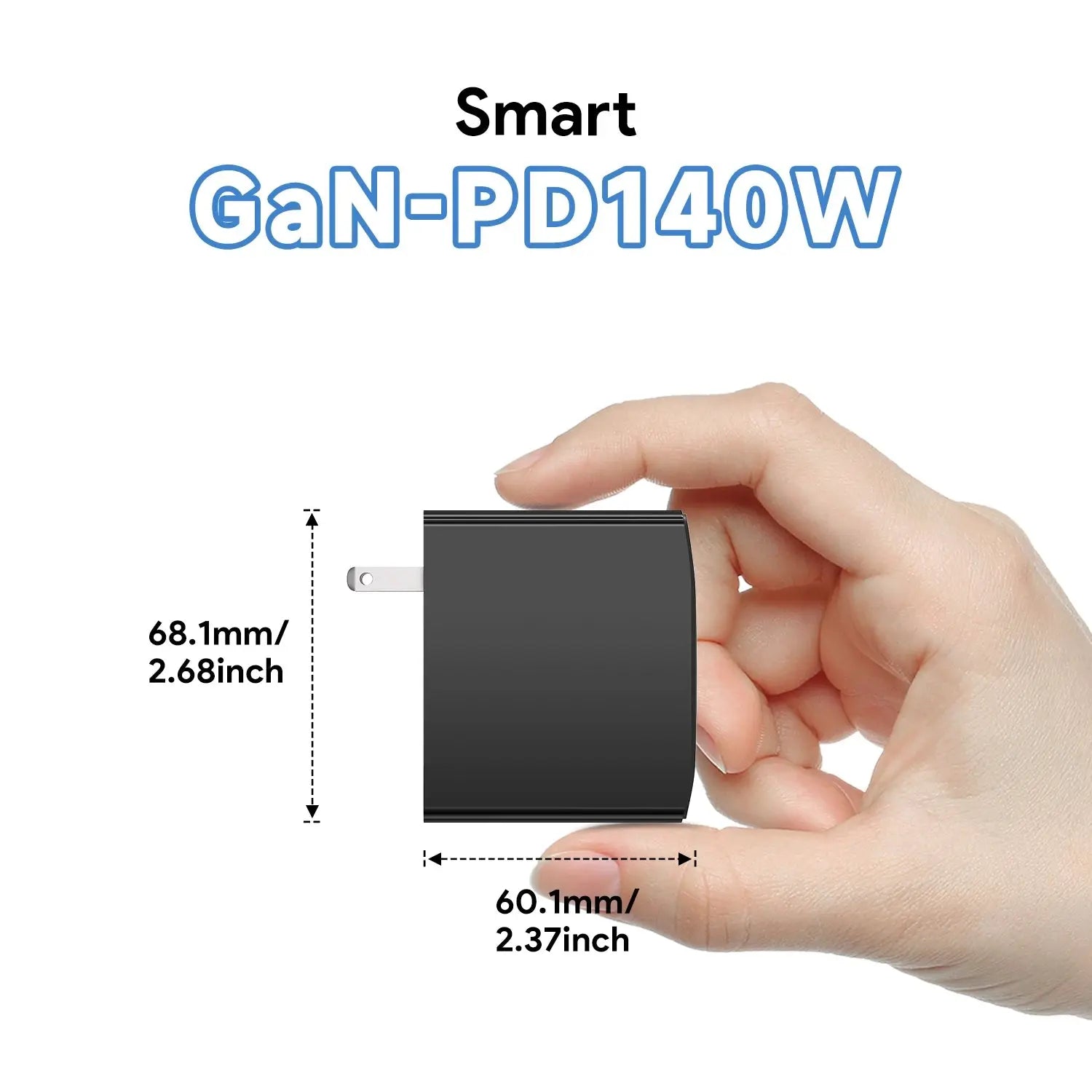 28V 5A 140W 100W GaN Charger 2-port Power USB C Type C PD3.1 Fast Charge for Macbook Laptop Quick Charge 3.0 Phone Wall Charger Ai-TechWorld 