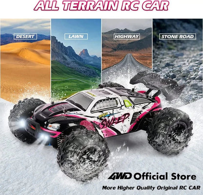4WD Remote Control Car Off Road 4x4 RC High Speed Buggy Truck Super Brushless 50 or 80KM/H Fast Drift Racing Toy Kids Adults Ai-TechWorld 