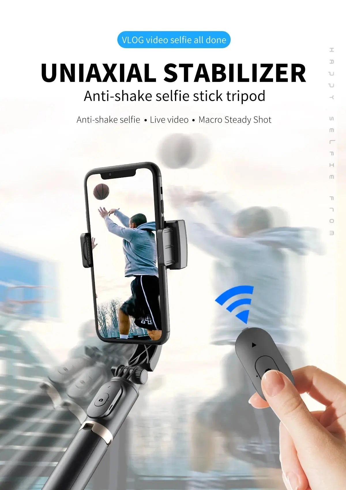 COOL DIER 2023 NEW Phone Gimbal stabilizer Wireless Bluetooth selfie stick tripod Stabilizer holder bracket For Smartphone live Ai-TechWorld 