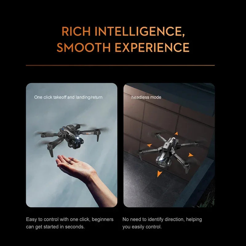 Lenovo K10Max Drone 8K Professinal Three Camera Optical Flow Localization Four-way Obstacle Avoidance RC for Adults Child Toys Ai-TechWorld 