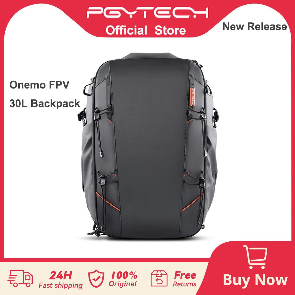 PGYTECH 30L OneMo Drone-Backpack for DJI FPV, Professional Waterproof Backpack Travel Bag for FPV Racing Quadcopter/FPV goggles Ai-TechWorld 