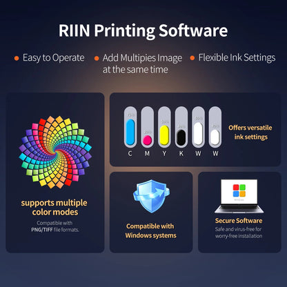 Colorsun A3 DTF Printer XP600 Impresora A3 DTF Printer Directly to FIlm A3 DTF Printing Machine For T-shirt Hoodies Fabric Ai-TechWorld   ai-techworld