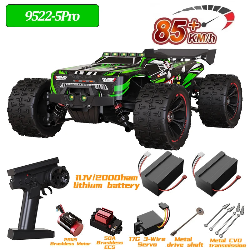 9522PRO 85KM/H High-speed RC Car Brushless Four-wheel Drive Off-road Drift 1:16 Professional Racing Car 9522 50KM/H Boy's Toy Ai-TechWorld 