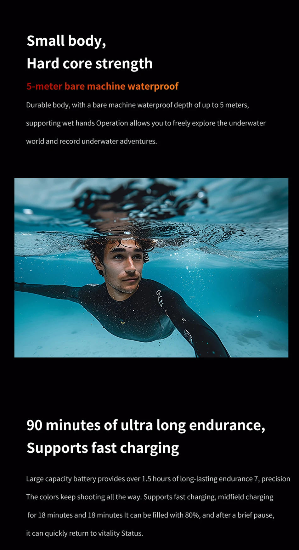 CERASTES V10 5K Action Camera Electronic Image Stabilization 2" Touch LCD 4K Waterproof Action Camera Dashcam Motion Detection Ai-TechWorld 