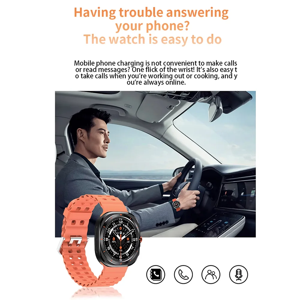 G.L Wear 2025 New Smartwatch for Men Heart Rate Monitoring Bluetooth Calling Fitness Tracking Pedometer Men's Smartwatch Ai-TechWorld 