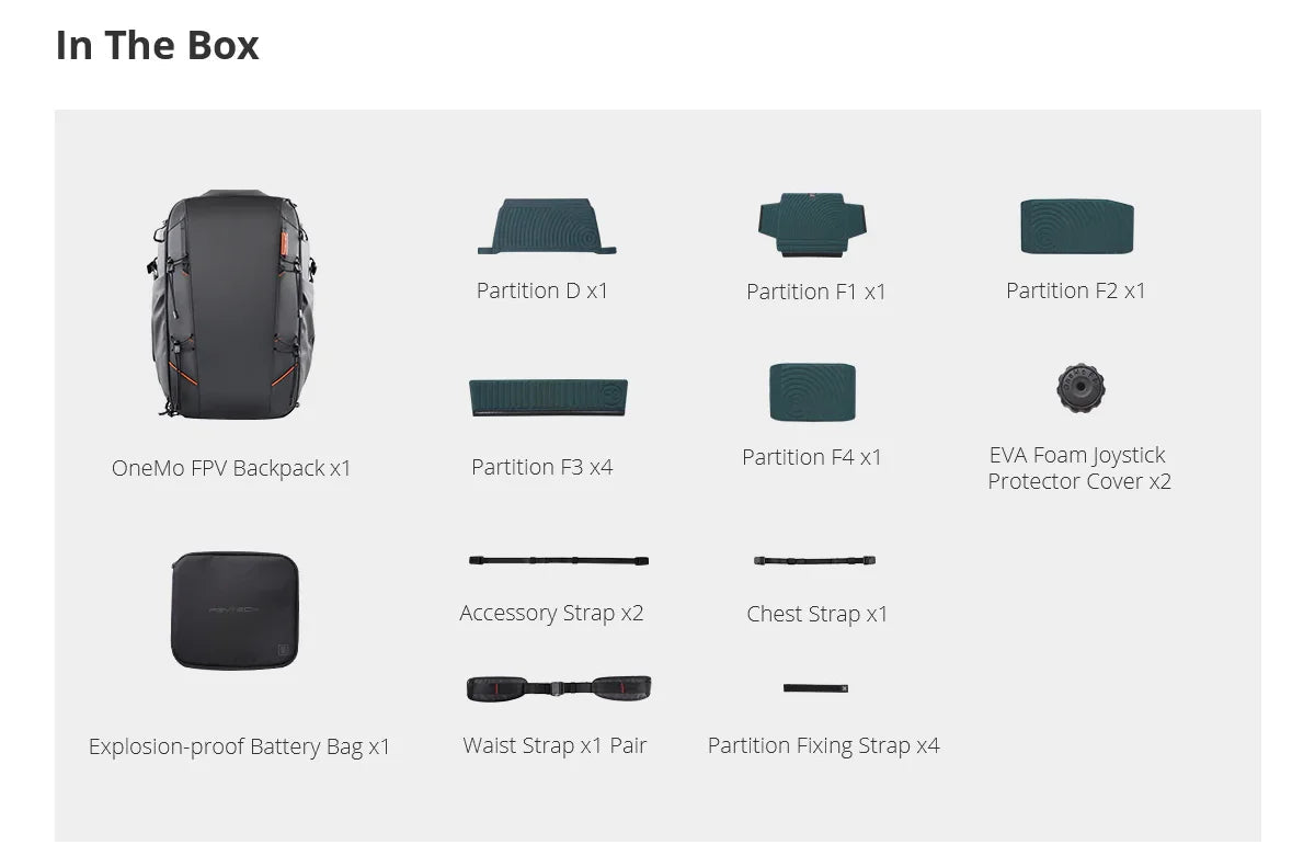 PGYTECH 30L OneMo Drone-Backpack for DJI FPV, Professional Waterproof Backpack Travel Bag for FPV Racing Quadcopter/FPV goggles Ai-TechWorld 