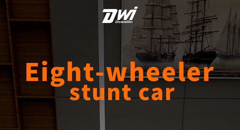 2025 NEW DWI Eight Wheeled Stunt Dog 2.4G Remote Control Intelligent Swing Arm Drift Robot Dog Climbing Car Children's Gift Toy Ai-TechWorld 