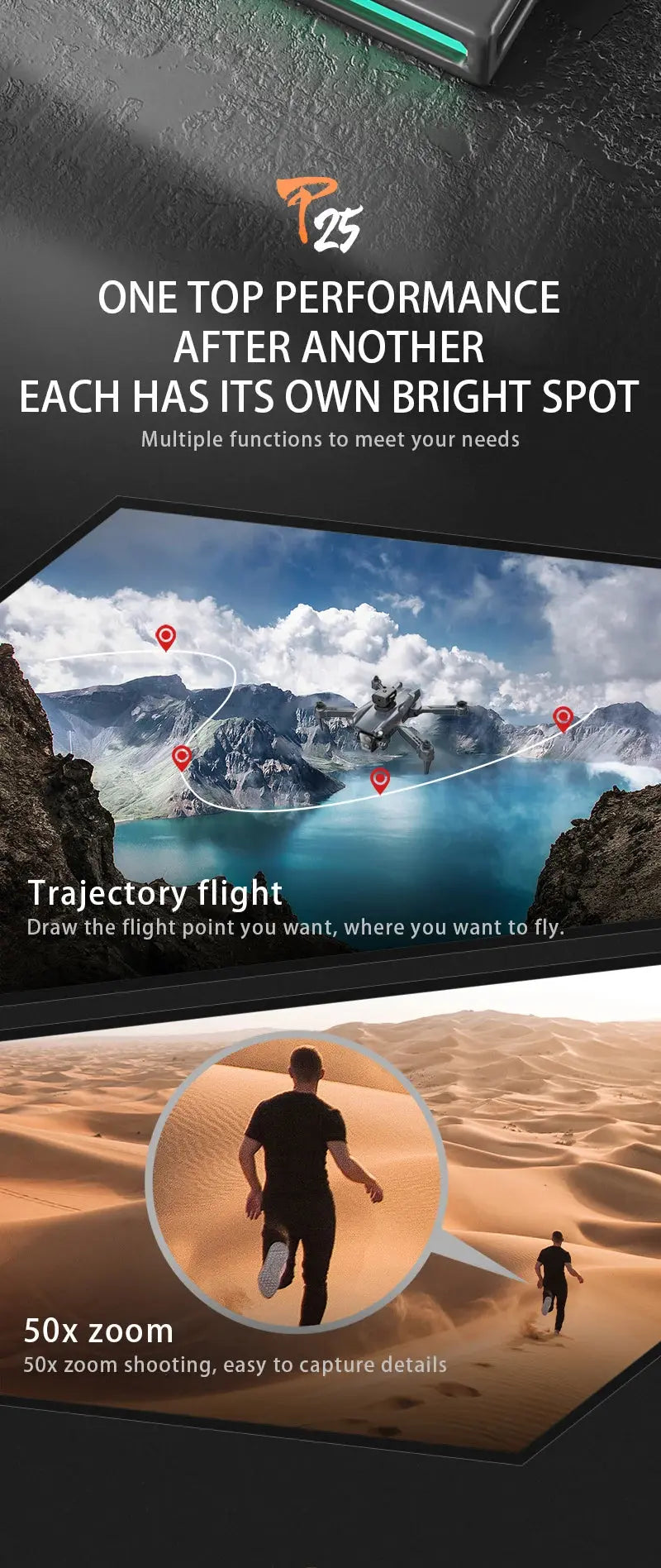 KBDFA P25 Drone 4K 8K HD Camera Aerial Photography Foldable RC Quadcopter Obstacle Avoidance Mini UAV Remote Control Toys Ai-TechWorld 