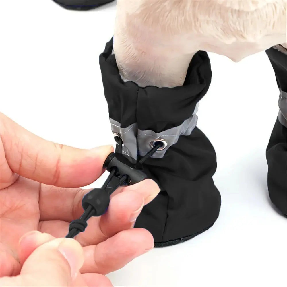 4pcs Water-Resistant Dog Shoes For Small Dogs - Protect Your Pet's Paws And Keep Them Dry,Outdoor rain boots for dogs Ai-TechWorld 