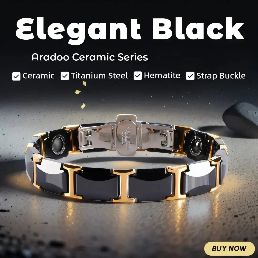ARADOO Premium Ceramic Bracelet for Men Women with Crescent Design Wristband Jewelry Gifts Ai-TechWorld 
