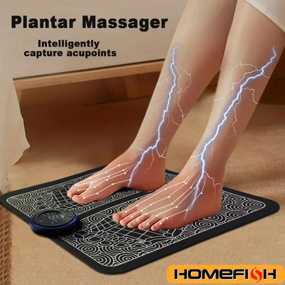 Electric Foot Massager Pad Muscle Massage Relaxation Trainer For Massage Fitness Outdoor Sport Home Family Relax Ai-TechWorld 
