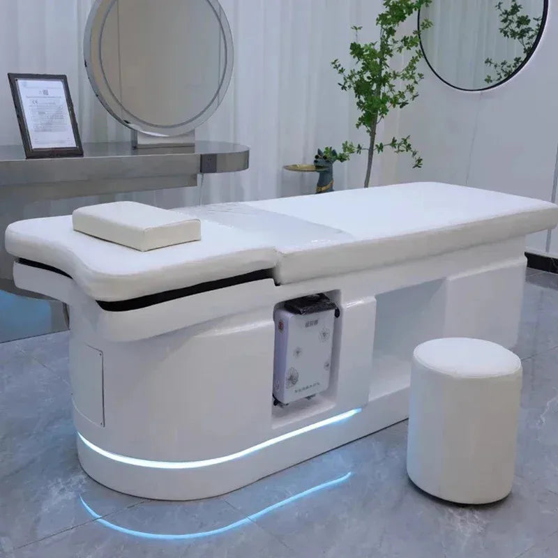 Spa Massage Shampoo Bed for Hair Salon, Commercial Use, Hairdressing Shaving Station, Water Circulation Basin, Beauty Furn, 2025 Ai-TechWorld 