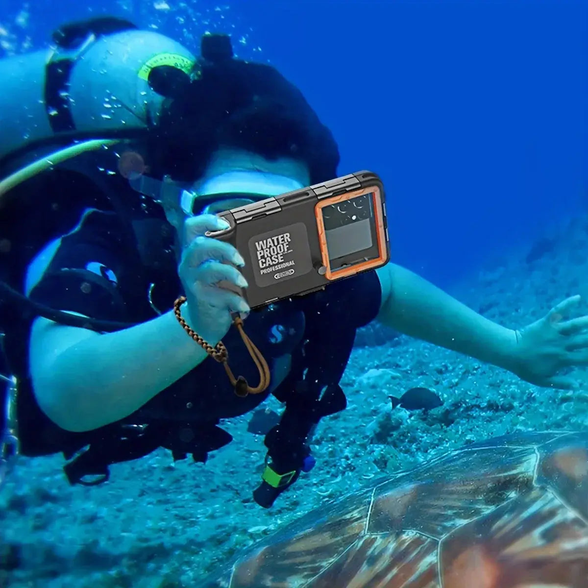 Waterproof Phone Case Holsters & 15m Diving 50ft Swimming Premium Protective Housing Ai-TechWorld 