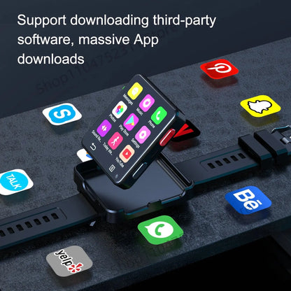 S998 4G Smart Watch Android 11.0 OS Smartwatch 2.64 inch Large Screen 480*480 MTK6739 500W Dual Camera 1200mAH Battery Wifi GPS Ai-TechWorld 