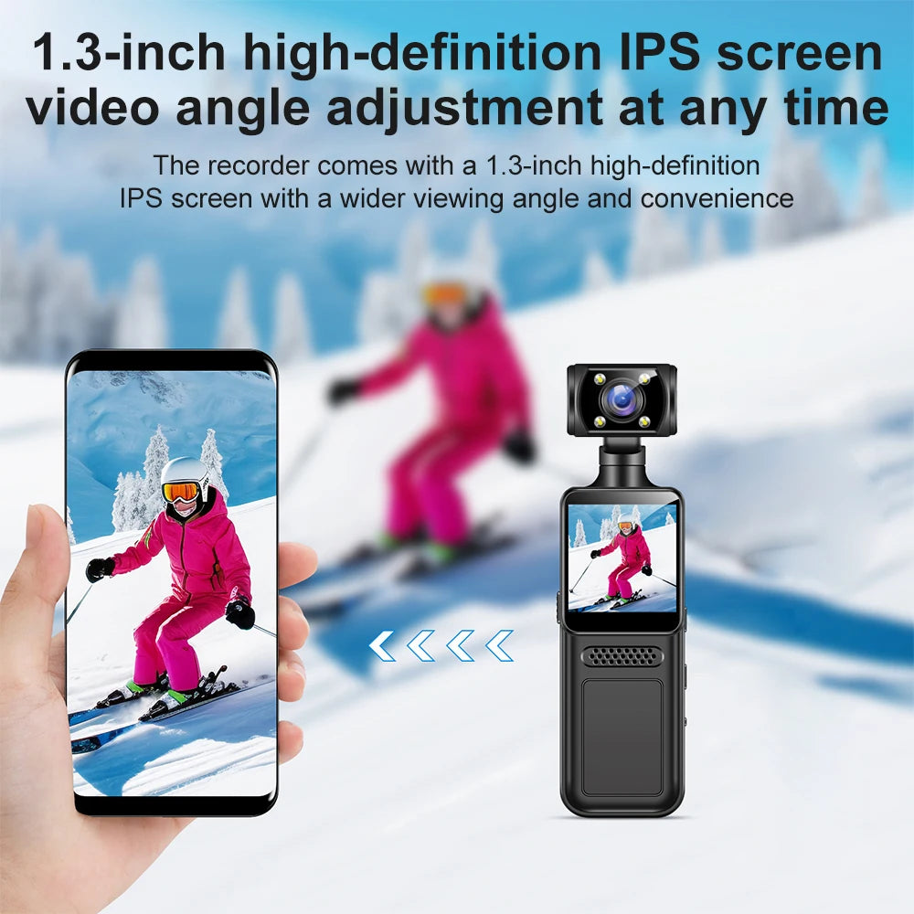 NEW 4K WIth Wifi Hotspot Mini Camera Portable Digital Video Recorder Body Camera Night Vision DVR Miniature Camcorder 2025 Ai-TechWorld 