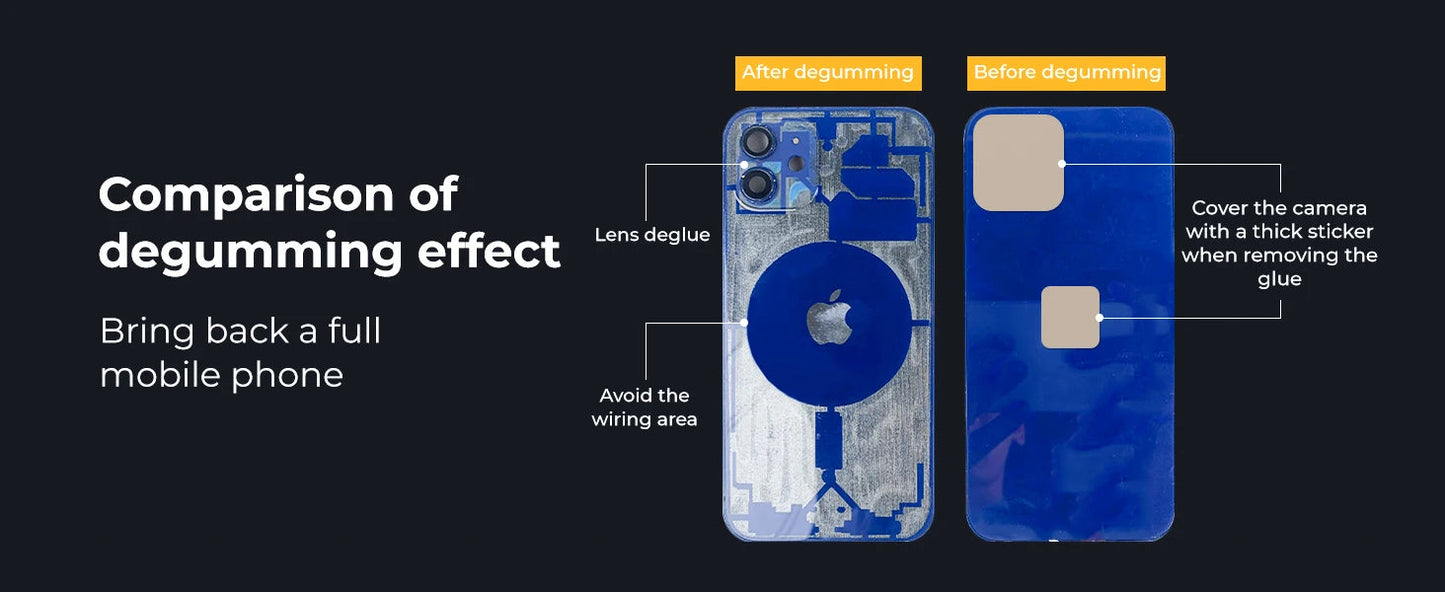 Back Glass Laser for iPhone 8-17 Series, Glue Removal Laser Engraving Seperator, w/Air Purifier&Cell Phone Repair Tool Ai-TechWorld 