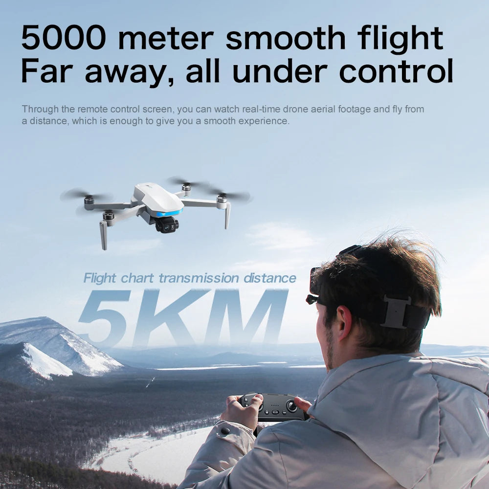 2025 New S-X1 Drone With 8K HD Camera 3-Axis Gimbal 5G GPS Anti-Shake Brushless Quadcopter For Aerial Photography And Video Gift Ai-TechWorld 