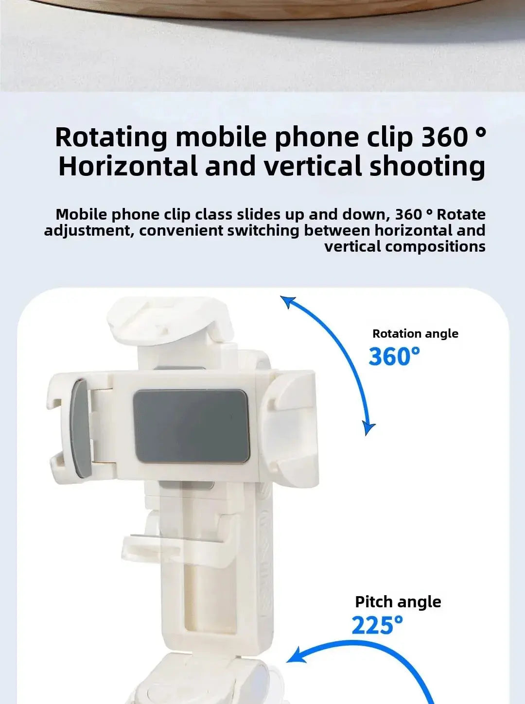 Super Mini Selfie Stick Portable Phone Holder Shooting Aid Versatile Integrated Design Bluetooth Remote For Live Broadcas Ai-TechWorld 