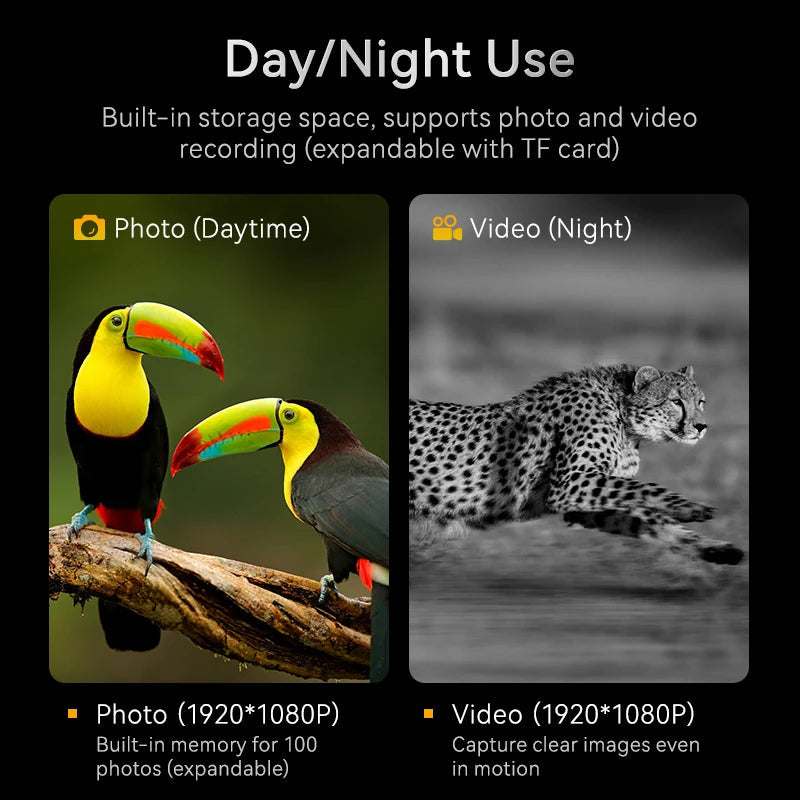 1080P Night Vision Binoculars 10x Digital 800m Full Dark Infrared Night Vision Telescope Goggles 2.8” Large Screen For Camping Ai-TechWorld 