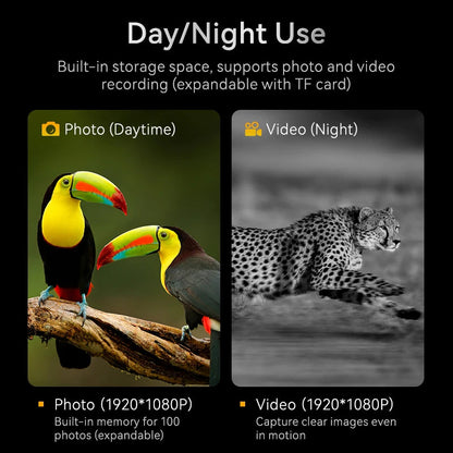 1080P Night Vision Binoculars 10x Digital 800m Full Dark Infrared Night Vision Telescope Goggles 2.8” Large Screen For Camping Ai-TechWorld 