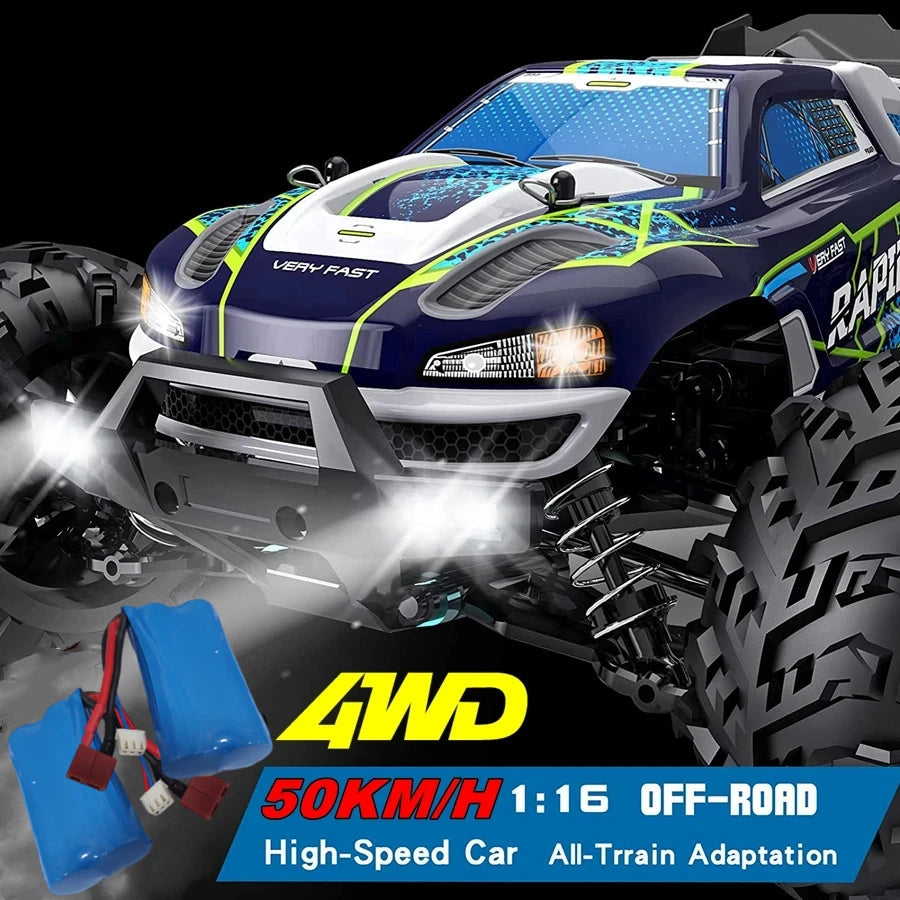 4WD Remote Control Car Off Road 4x4 RC High Speed Buggy Truck Super Brushless 50 or 80KM/H Fast Drift Racing Toy Kids Adults Ai-TechWorld 