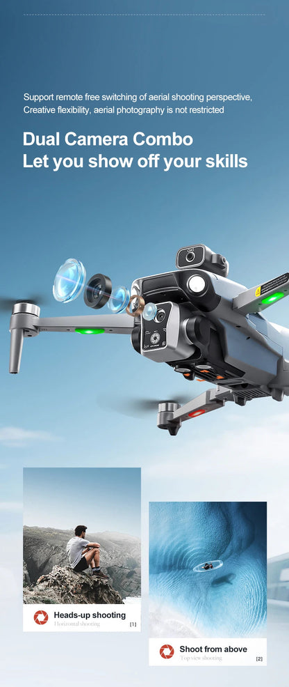 New K19 MAX GPS Drone Professional 8K Camera Aerial FPV Brush Avoiding Obstacle with Large Screen Remote Control Folding Drone Ai-TechWorld 