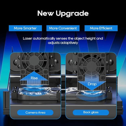 Xwitzeal® V8 Newly Laser Machine for iPhone 8-17 Pro Max Back Glass Repair&Camera Len w/Breaking Pen, Iron Mold,Air Filter, etc Ai-TechWorld 