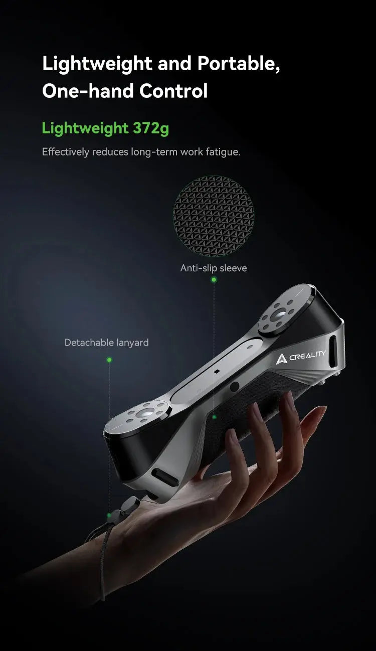 Creality 3D Scanner CR-Scan Raptor Blue NIR Light 0.02mm Accuracy 60FPS Anti-Shake Tracking Scanning Color Scanner for 3D Printe Ai-TechWorld 