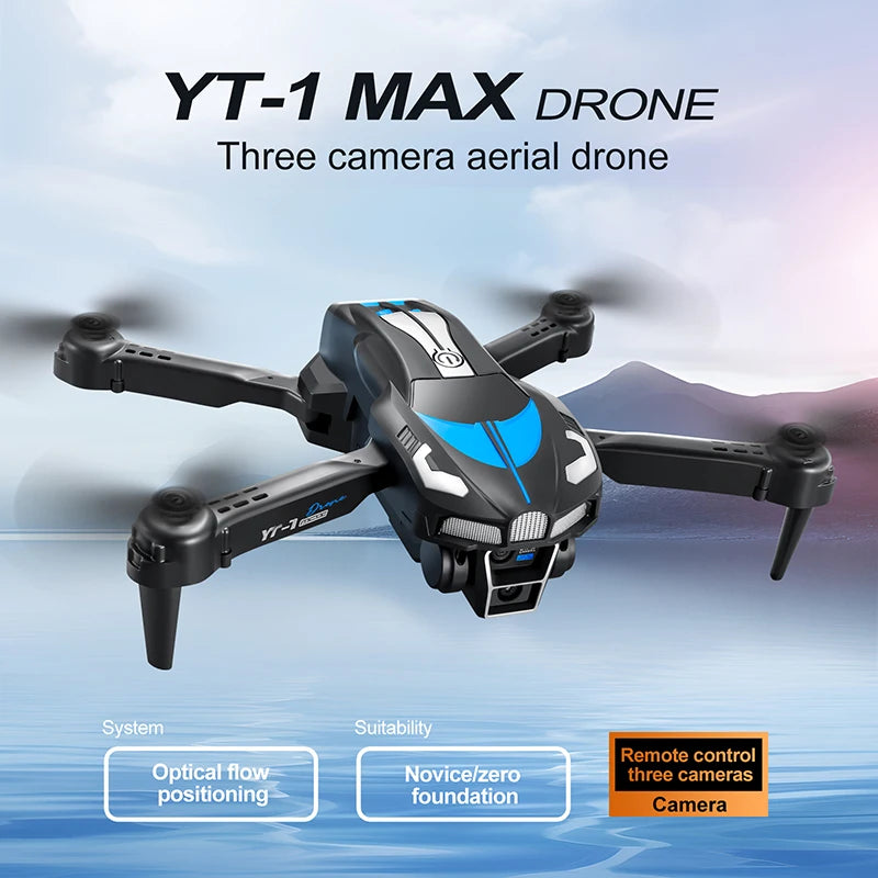 Xiaomi YT11 Drone 8K HD Three Camera Brushless Motor 5G WIFI FPV Optical Flow Positioning Obstacle Avoidance RC Drone 20000M Ai-TechWorld 