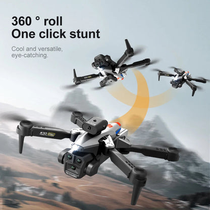 K10 Max 4k/8k Drone Profesional With Three Camera Intelligent Optical Flow Localization Four-way Obstacle Avoidance Toy plane Ai-TechWorld 
