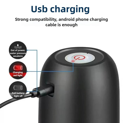 Automatic Water Bottle Pump USB Rechargeable Electric Water Dispenser Portable Universal Drink Water Pump for Office Home Campin Ai-TechWorld 