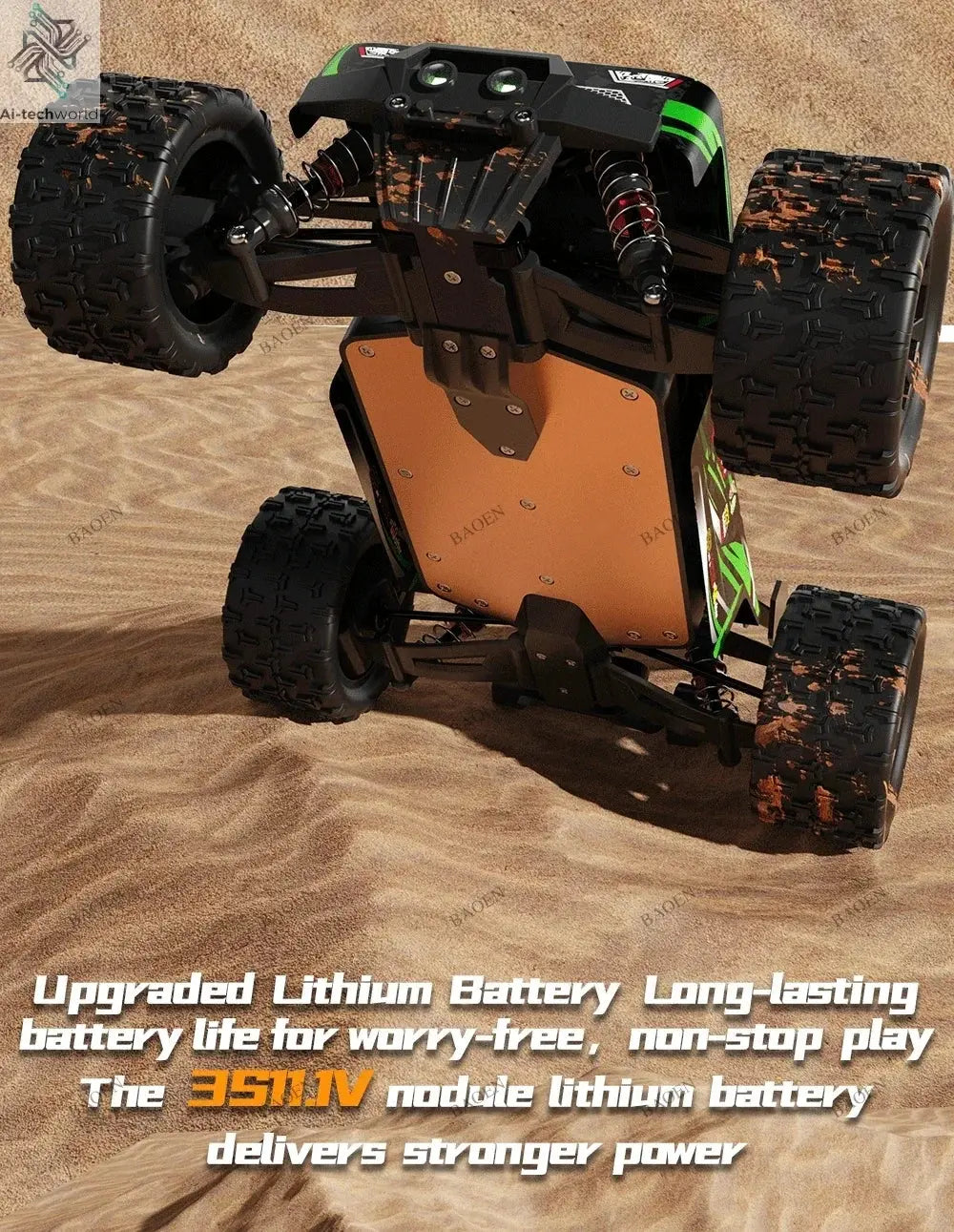 SCY9522PRO 85KM/H High Speed RC Car Brushless 4WD Off-Road Drift Remote Control Car 1:16 Professional Racing Cars SCY9522 50KM/H Ai-TechWorld 