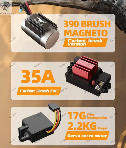 SCY9522PRO 85KM/H High Speed RC Car Brushless 4WD Off-Road Drift Remote Control Car 1:16 Professional Racing Cars SCY9522 50KM/H Ai-TechWorld 