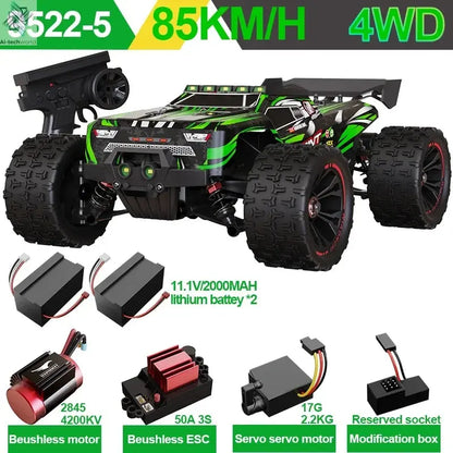 SCY9522PRO 85KM/H High Speed RC Car Brushless 4WD Off-Road Drift Remote Control Car 1:16 Professional Racing Cars SCY9522 50KM/H Ai-TechWorld 