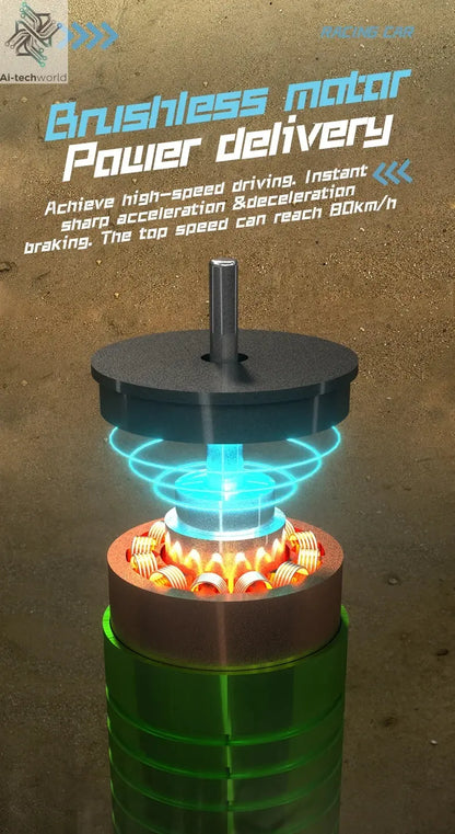 SG116 MAX 1:16 High Speed Drift Racing Car 80KM/H Brushless Motor 4WD SG316 MAX RC Off Road Car Monster Trucks Toy For Kids Gift Ai-TechWorld 