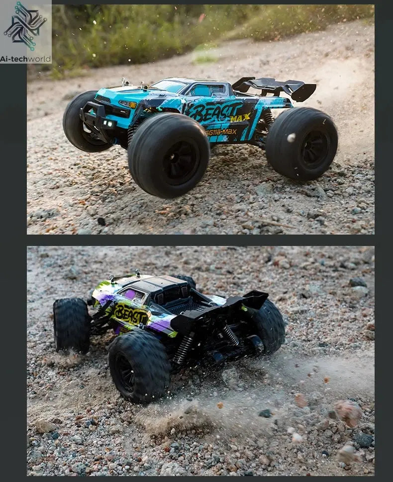 SG116 MAX 1:16 High Speed Drift Racing Car 80KM/H Brushless Motor 4WD SG316 MAX RC Off Road Car Monster Trucks Toy For Kids Gift Ai-TechWorld 