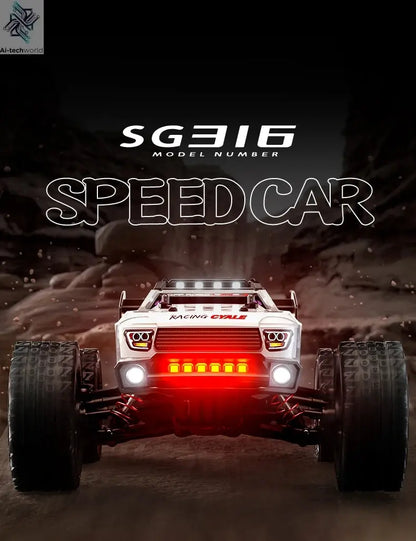 SG116 MAX 1:16 High Speed Drift Racing Car 80KM/H Brushless Motor 4WD SG316 MAX RC Off Road Car Monster Trucks Toy For Kids Gift Ai-TechWorld 