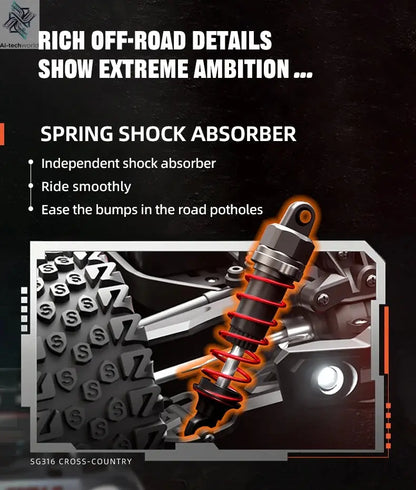 SG116 MAX 1:16 High Speed Drift Racing Car 80KM/H Brushless Motor 4WD SG316 MAX RC Off Road Car Monster Trucks Toy For Kids Gift Ai-TechWorld 