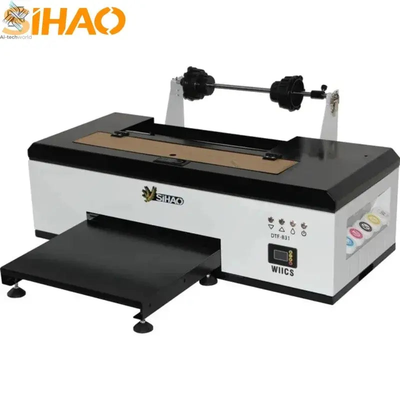 SIHAO R1390/L1800 A3 DTF Printer Oven All-in-One for T-Shirt Fabric Textile Clothing Printing DTF Transfer Film Printer Machine Ai-TechWorld 