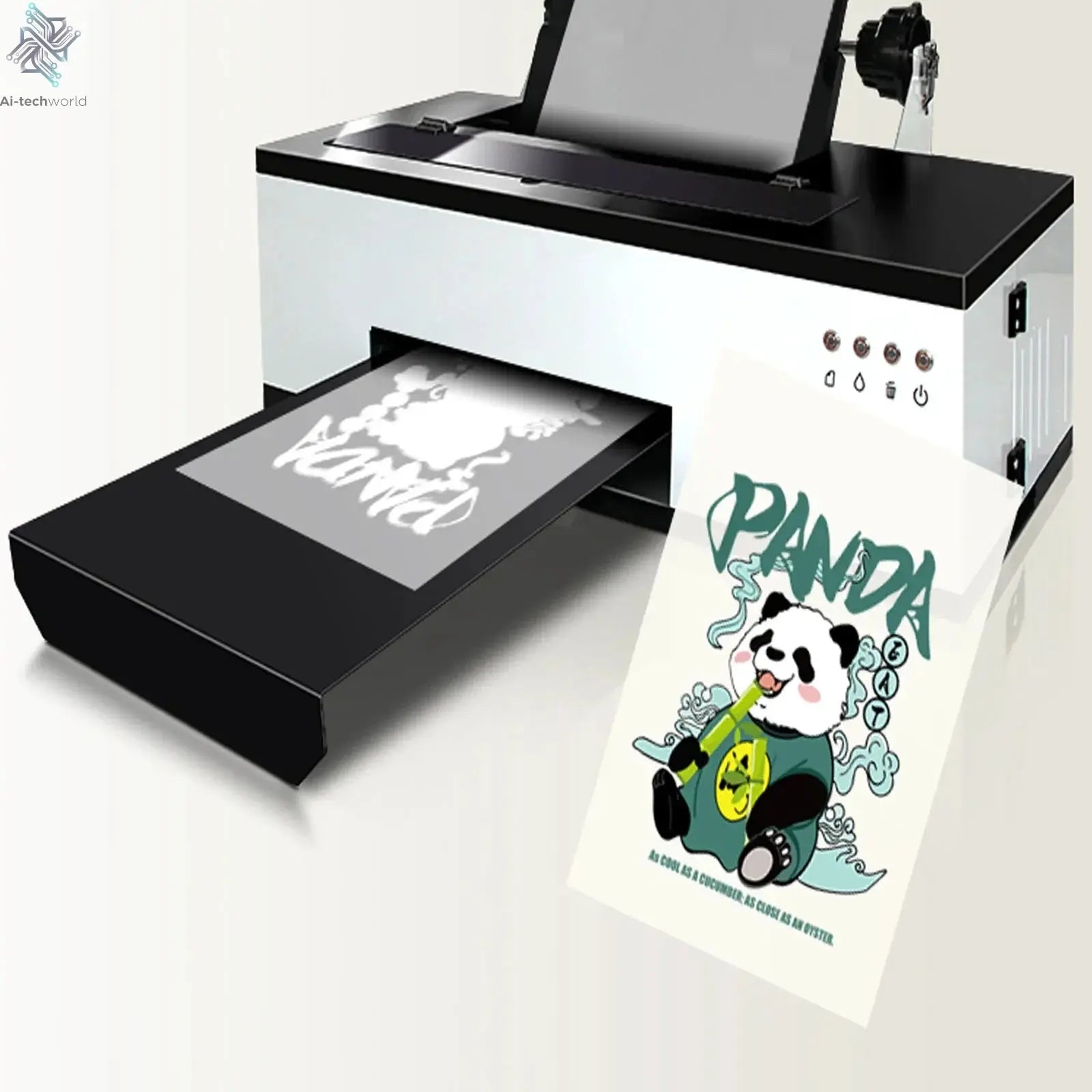 SIHAO R1390/L1800 A3 DTF Printer Oven All-in-One for T-Shirt Fabric Textile Clothing Printing DTF Transfer Film Printer Machine Ai-TechWorld 