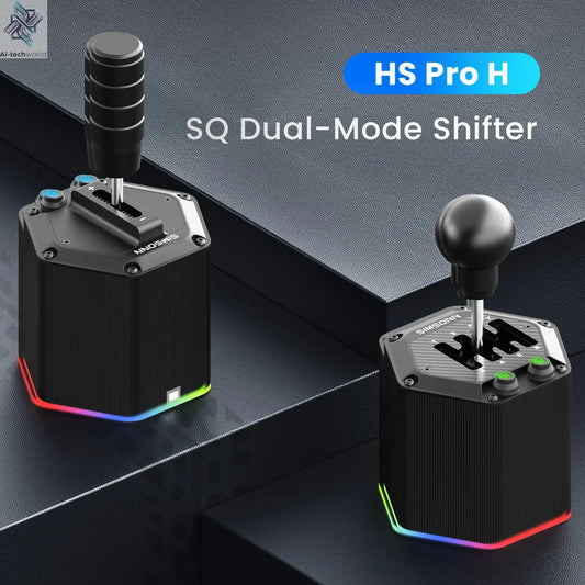 SIMSONN HS Pro Shifter Dual Mode Hybrid H-Pattern/Sequential Shifter with 6+R and 7+R Gears Ai-TechWorld 