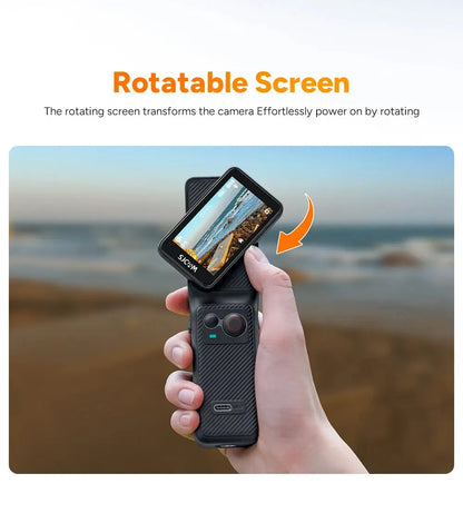 SJCAM C400 Action Camera Handheld Stabilized Night Vision Camera Vlog Outdoor Live Streaming Bike Mount Dashcam Sjcam Camera Ai-TechWorld 