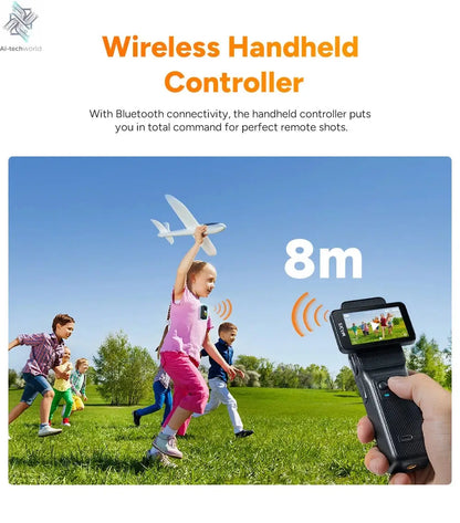 SJCAM C400 Action Camera Handheld Stabilized Night Vision Camera Vlog Outdoor Live Streaming Bike Mount Dashcam Sjcam Camera Ai-TechWorld 