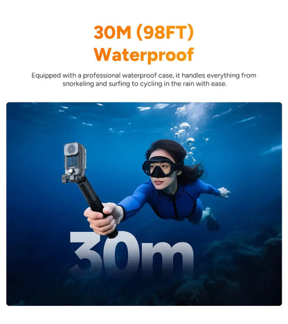 SJCAM C400 Action Camera Handheld Stabilized Night Vision Camera Vlog Outdoor Live Streaming Bike Mount Dashcam Sjcam Camera Ai-TechWorld 