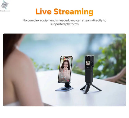 SJCAM C400 Action Camera Handheld Stabilized Night Vision Camera Vlog Outdoor Live Streaming Bike Mount Dashcam Sjcam Camera Ai-TechWorld 