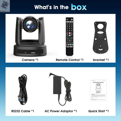 SMTAV 1080P 4K SDI PTZ Camera 10X 20X Zoom HDMI IP Live Streaming Camera Support POE Conference Camera for Church Meeting - Ai - TechWorld