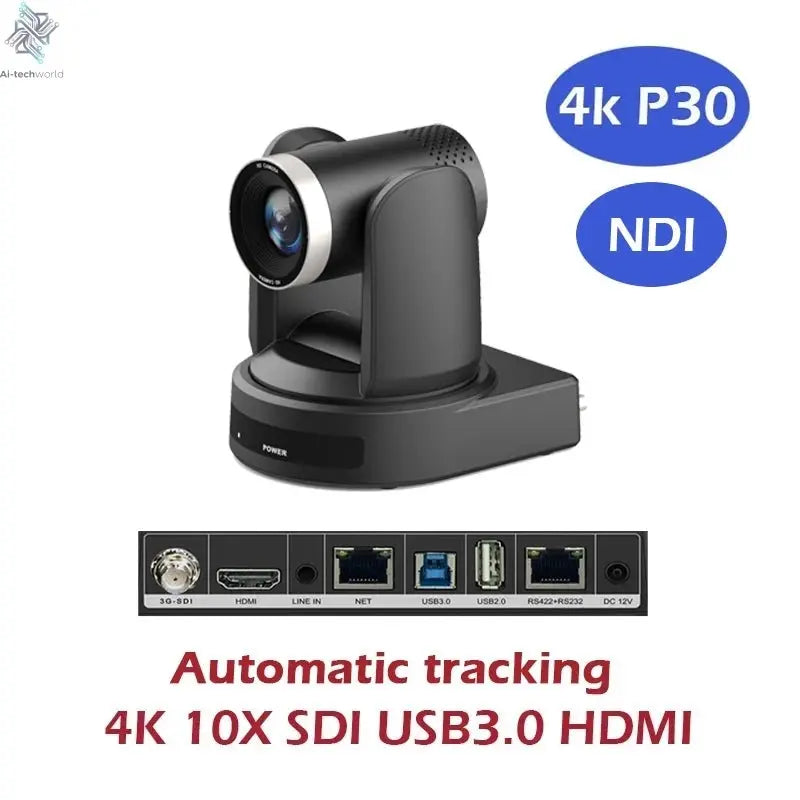 SMTAV 1080P 4K SDI PTZ Camera 10X 20X Zoom HDMI IP Live Streaming Camera Support POE Conference Camera for Church Meeting - Ai - TechWorld