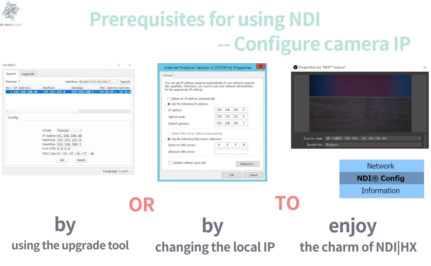 SMTAV AI Tracking NDI|HX Ptz Camera 20x 30x Video conference camera with POE HDMI SDI USB output ptz Church Broadcasting - Ai - TechWorld