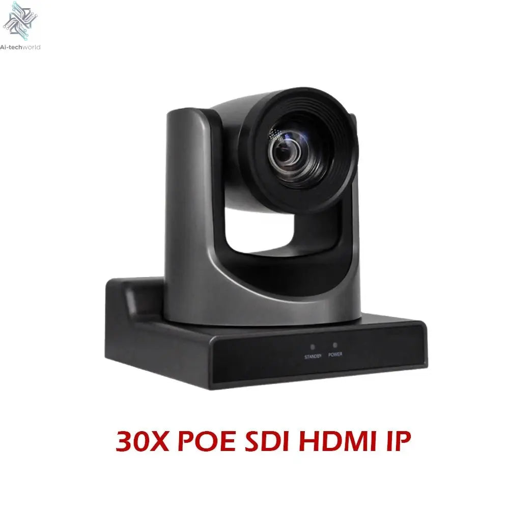 SMTAV New AI Tracking Camera POE NDI SDI PTZ Camera 30x + 8x Zoom Live Streaming Camera NDI HX 4.5 for Church Business Meeting - Ai - TechWorld